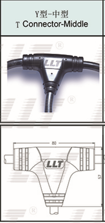 T-Type Medium High-Efficiency Photovoltaic Connector - Energy-saving Branch Interconnect Solution